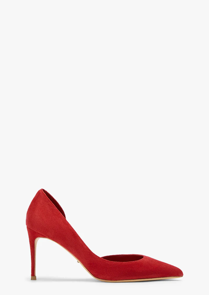 Paris Red Suede